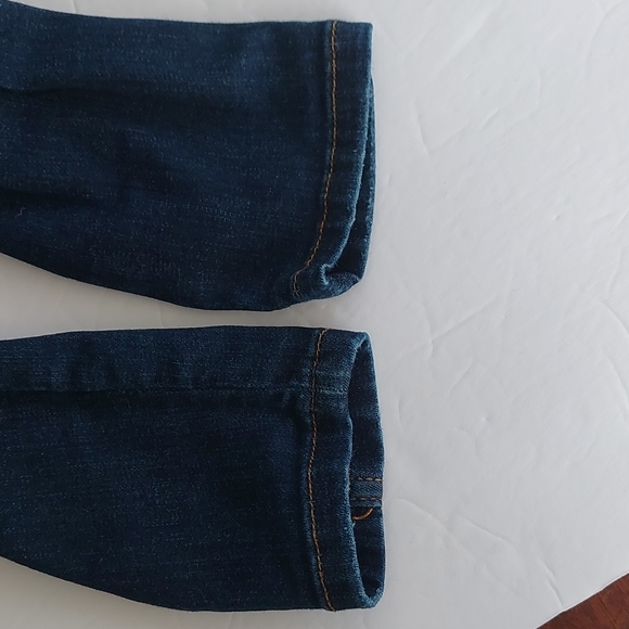 Free People Skinny Busted Jeans Dark Denim Wash - Picture 7 of 13